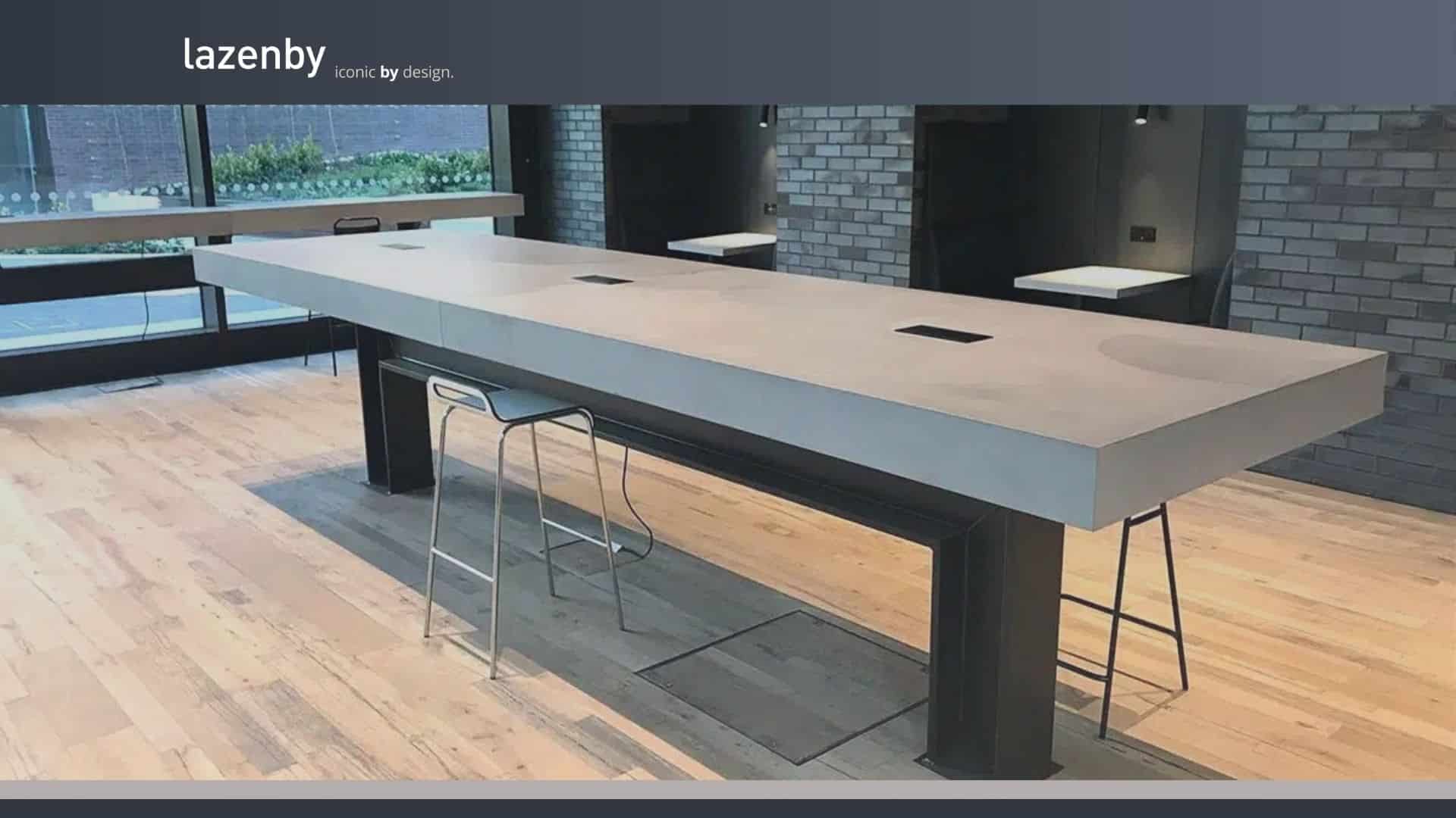 Discover bespoke concrete furniture and pre-cast sinks by Lazenby. Durable, stylish, and customisable, perfect for modern interiors. Tailored to your vision.